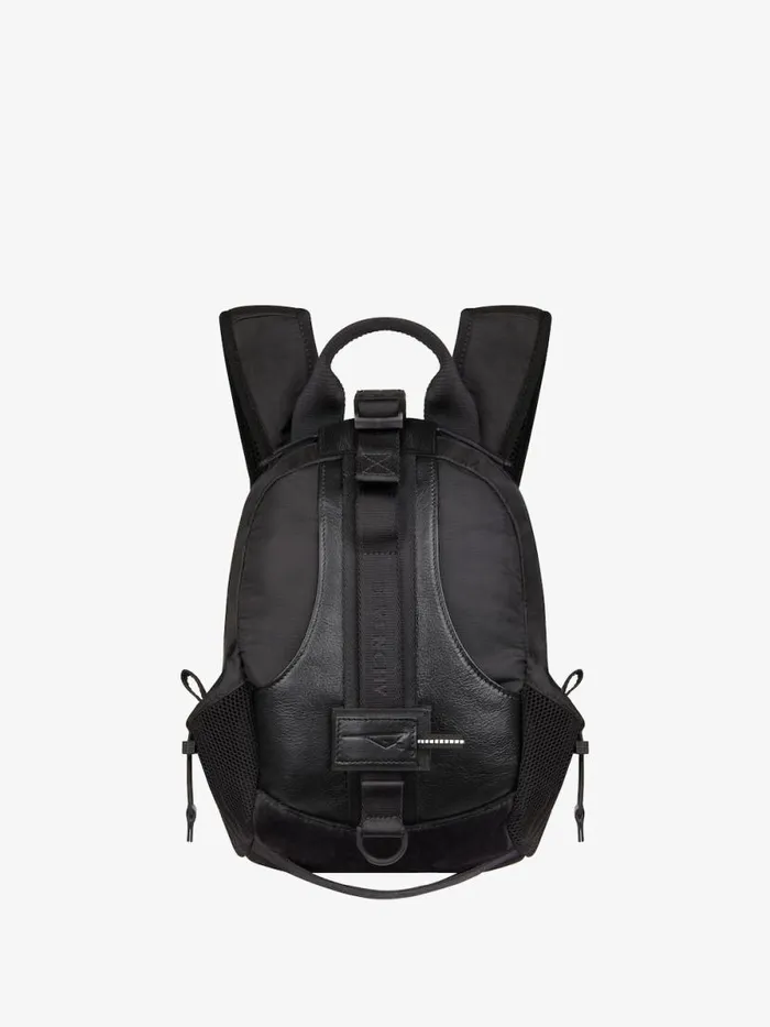 Men Backpacks Givenchy Small GTrail Backpack In Nylon And Leather Black