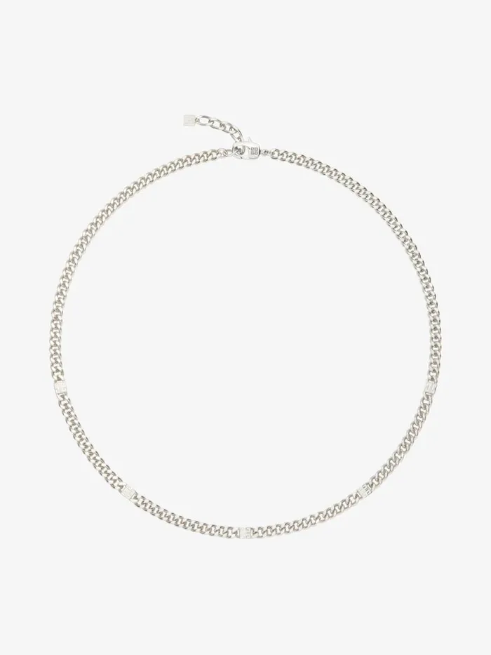 Men Beanies and Caps Givenchy 4G Necklace In Metal Silvery Men Beanies and Caps Givenchy 4G Necklace In Metal Silvery