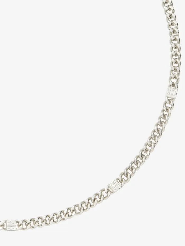 Men Beanies and Caps Givenchy 4G Necklace In Metal Silvery Men Beanies and Caps Givenchy 4G Necklace In Metal Silvery