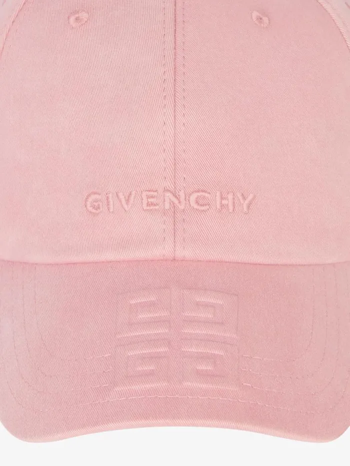 Men Beanies and Caps Givenchy GIVENCHY 4G Embroidered Cap In Canvas Flamingo Men Beanies and Caps Givenchy GIVENCHY 4G Embroidered Cap In Canvas Flamingo