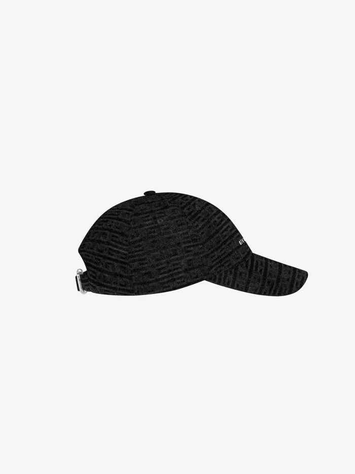Men Beanies and Caps Givenchy GIVENCHY Embroidered Cap In Denim Black Men Beanies and Caps Givenchy GIVENCHY Embroidered Cap In Denim Black