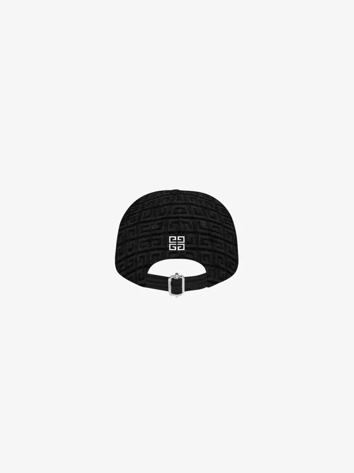 Men Beanies and Caps Givenchy GIVENCHY Embroidered Cap In Denim Black Men Beanies and Caps Givenchy GIVENCHY Embroidered Cap In Denim Black