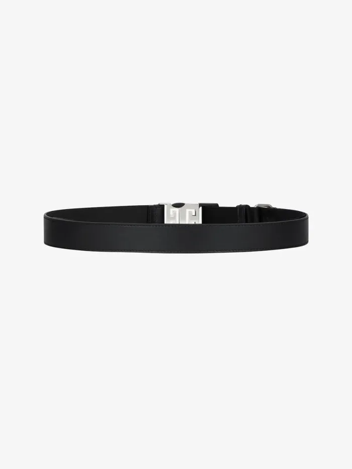 Men Belts Givenchy 4G Release Buckle Belt In Leather And Webbing Black Men Belts Givenchy 4G Release Buckle Belt In Leather And Webbing Black