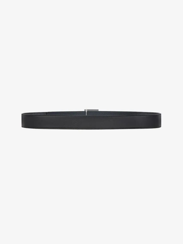 Men Belts Givenchy 4G Reversible Belt In Leather Blackdark Blue Men Belts Givenchy 4G Reversible Belt In Leather Blackdark Blue