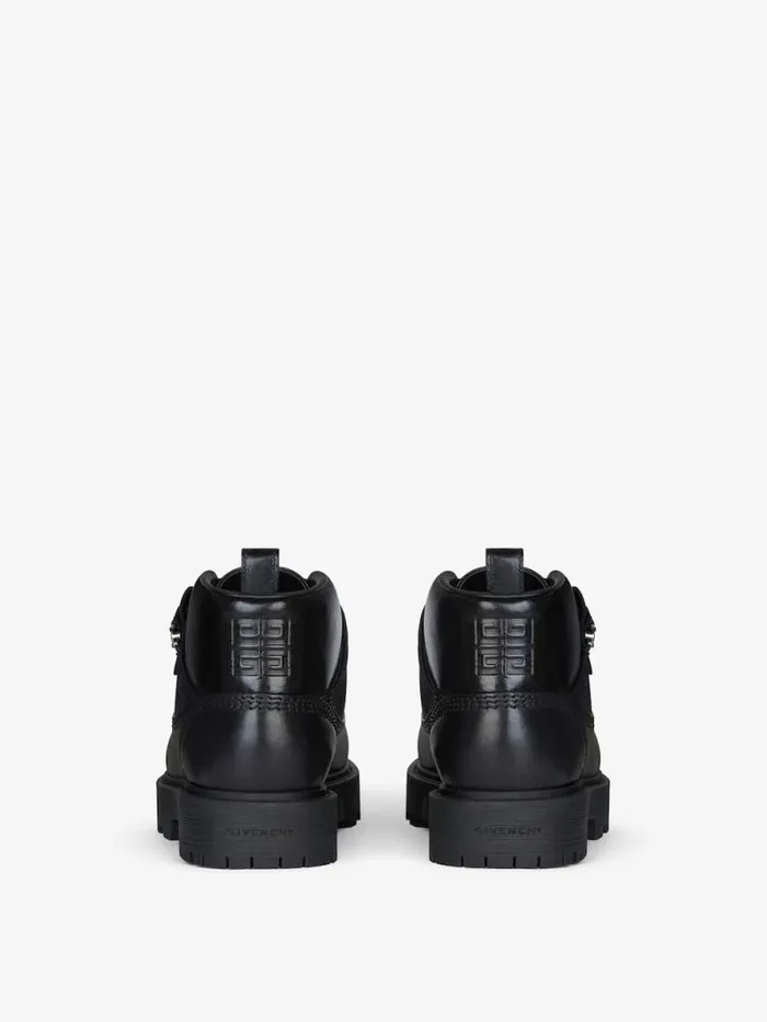 Men Boots and Loafers Givenchy Storm Ankle Boots In Leather With Zip Black Men Boots and Loafers Givenchy Storm Ankle Boots In Leather With Zip Black
