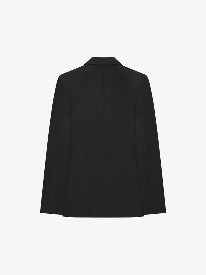 Men Coats and Jackets Givenchy Extra Slim Fit Jacket In Wool Black