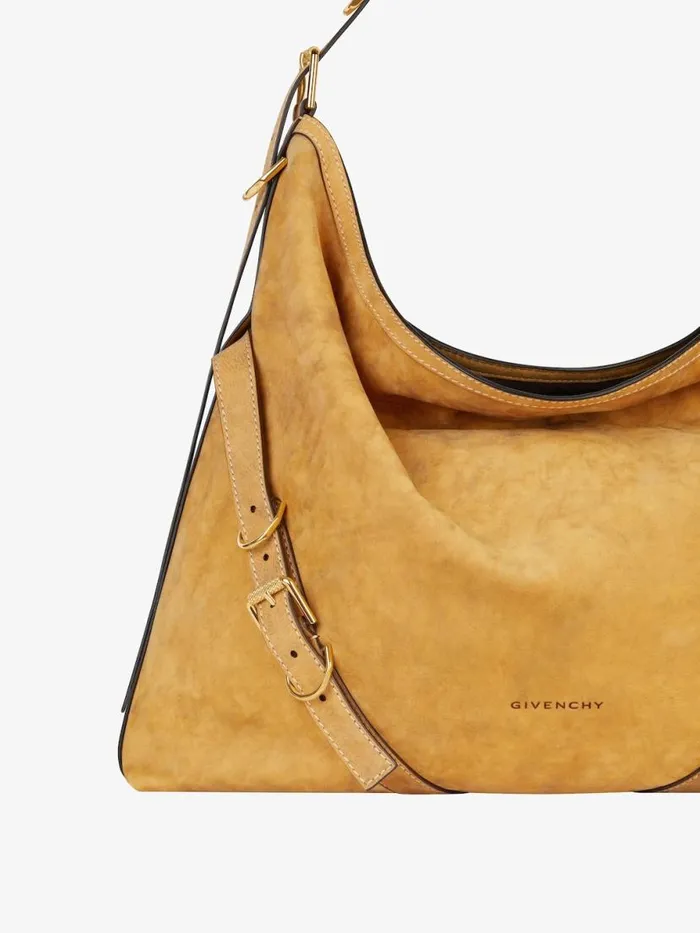 Men Crossbody Bags Givenchy Large Voyou Bag In Nubuck Beige Camel Men Crossbody Bags Givenchy Large Voyou Bag In Nubuck Beige Camel
