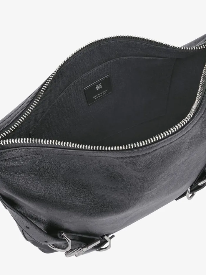 Men Crossbody Bags Givenchy Voyou Crossbody Bag In Grained Leather Dark Grey Men Crossbody Bags Givenchy Voyou Crossbody Bag In Grained Leather Dark Grey