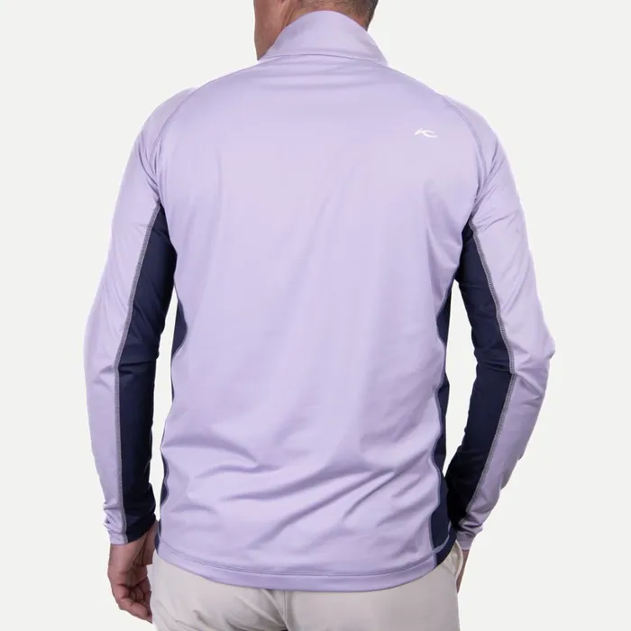 Men Curve HalfZip Wisteriaatlanta Blue KJUS Midlayers and Sweaters