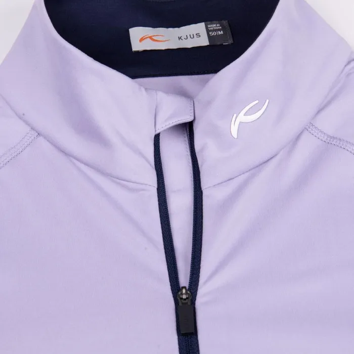 Men Curve HalfZip Wisteriaatlanta Blue KJUS Midlayers and Sweaters