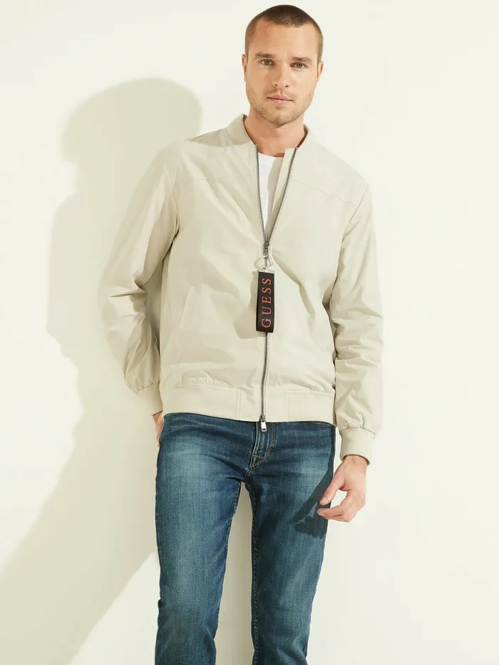 Men GUESS Comfort Flight Jacket Grey Boundary Jackets and Coats Men GUESS Comfort Flight Jacket Grey Boundary Jackets and Coats