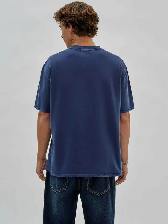 Men GUESS GUESS Originals Printed Baker Logo Tee Cave Blue Multi TShirts and Tanks Men GUESS GUESS Originals Printed Baker Logo Tee Cave Blue Multi TShirts and Tanks