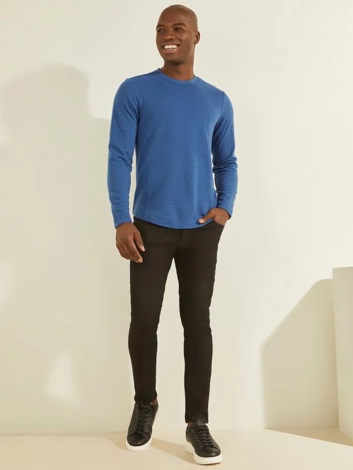 Men GUESS Zuma LongSleeve Tee Open Waters TShirts and Tanks Men GUESS Zuma LongSleeve Tee Open Waters TShirts and Tanks