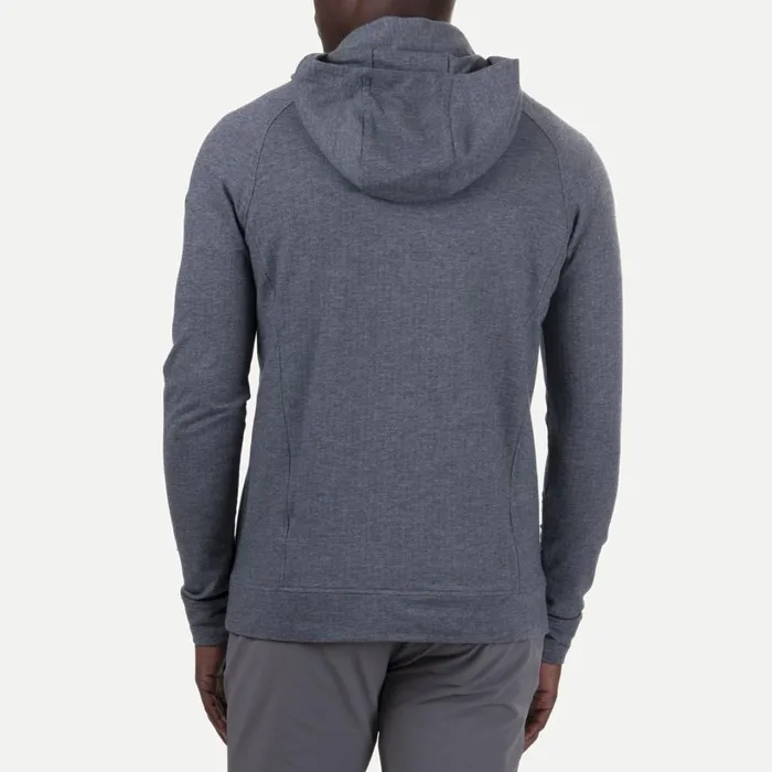 Men Inverness Hoodie Steel Bluesteel Grey KJUS Midlayers and Sweaters