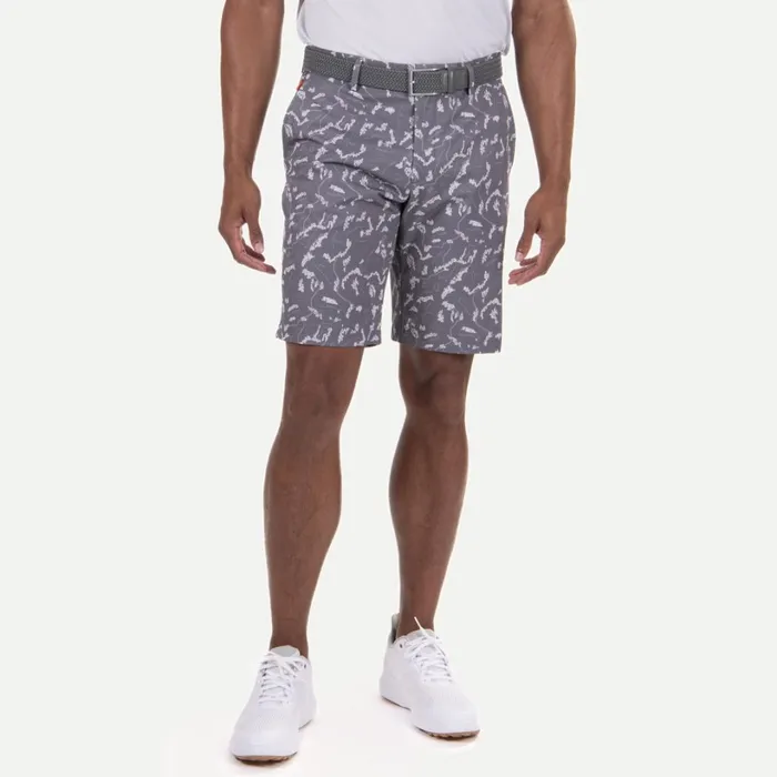 Men Iver Printed Shorts 10039039 Steel Greyalloy KJUS Bottoms