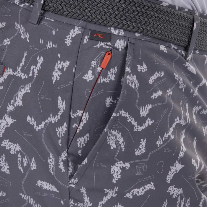 Men Iver Printed Shorts 10039039 Steel Greyalloy KJUS Bottoms
