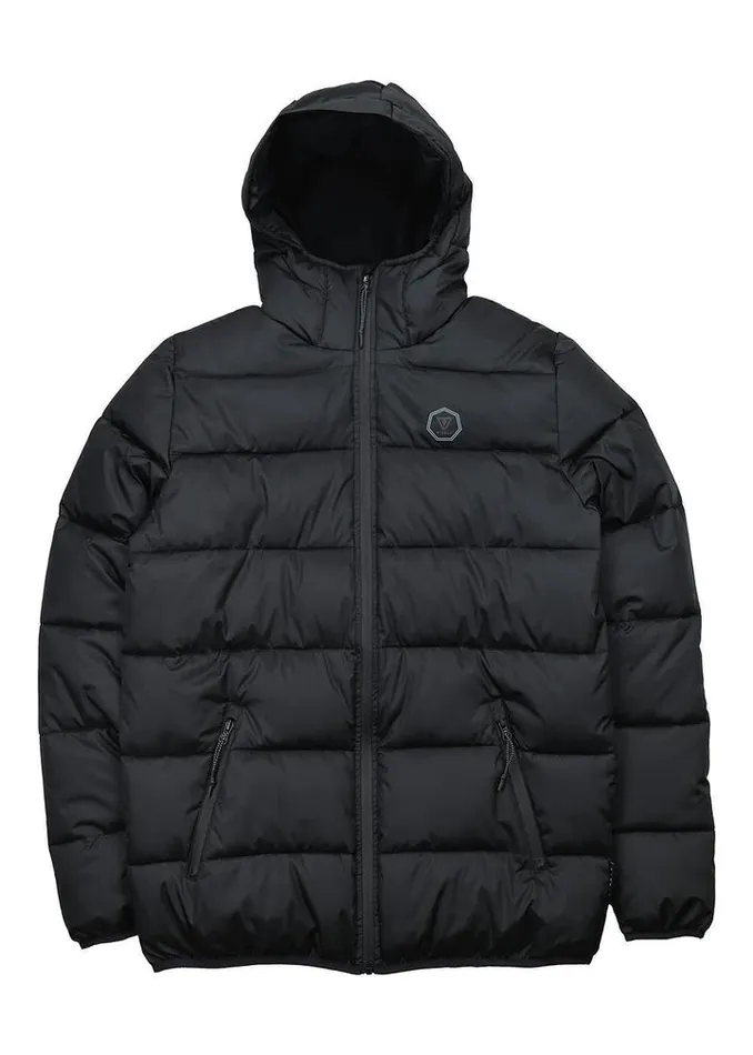 Men Jackets Vissla North Seas Eco Puffer Jacket Black