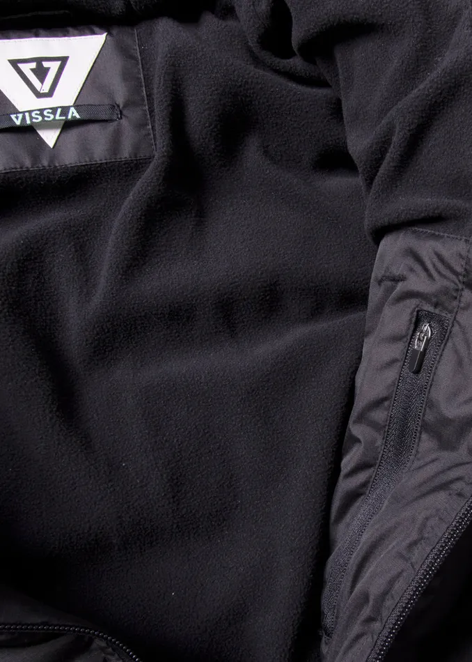Men Jackets Vissla North Seas Eco Puffer Jacket Black