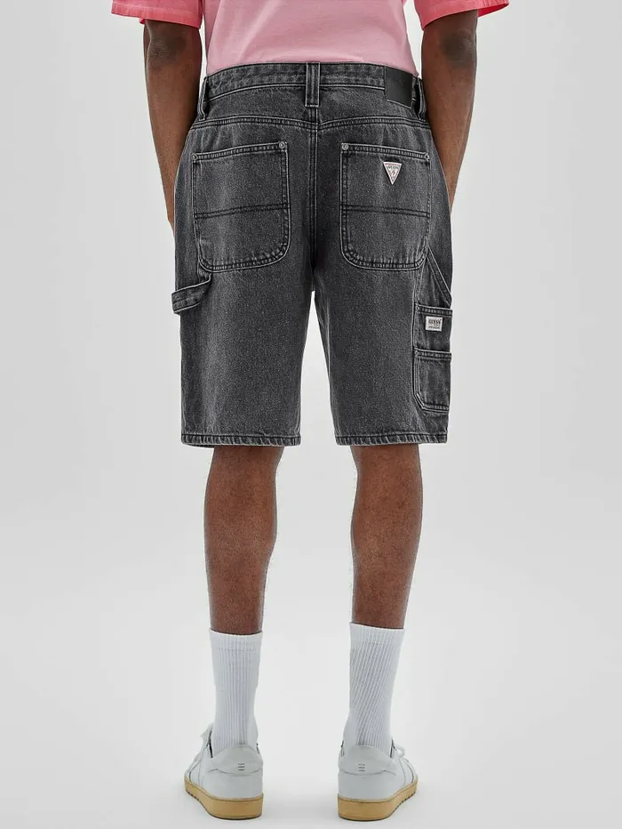 Men Jeans and Denim GUESS GUESS Originals Kit Carpenter Shorts Go Washed Grey Men Jeans and Denim GUESS GUESS Originals Kit Carpenter Shorts Go Washed Grey