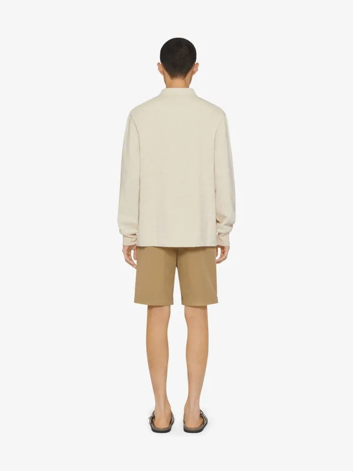 Men Knitwear Givenchy Cardigan In Felpa Natural