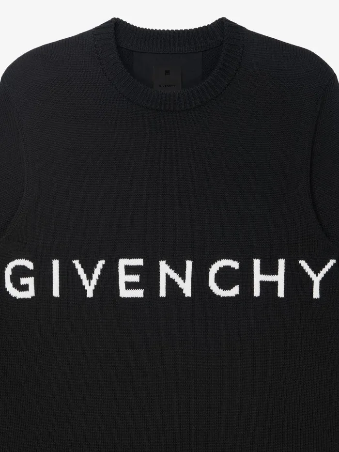 Men Knitwear Givenchy GIVENCHY 4G Sweater In Knit Black Men Knitwear Givenchy GIVENCHY 4G Sweater In Knit Black