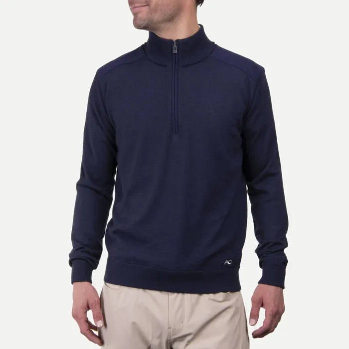 Men Kory Tech HalfZip Atlanta Blue KJUS Midlayers and Sweaters