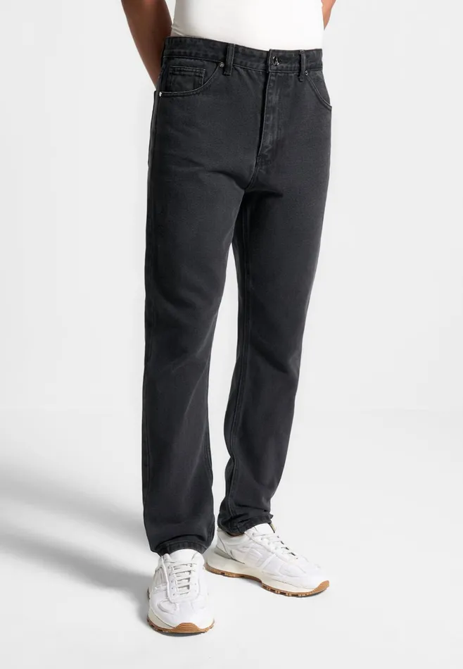 Men Manire De Voir Regular Fit Jeans Black