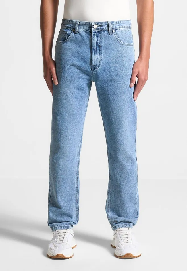 Men Manire De Voir Regular Fit Jeans Mid Blue