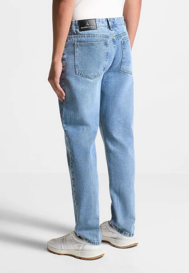 Men Manire De Voir Regular Fit Jeans Mid Blue