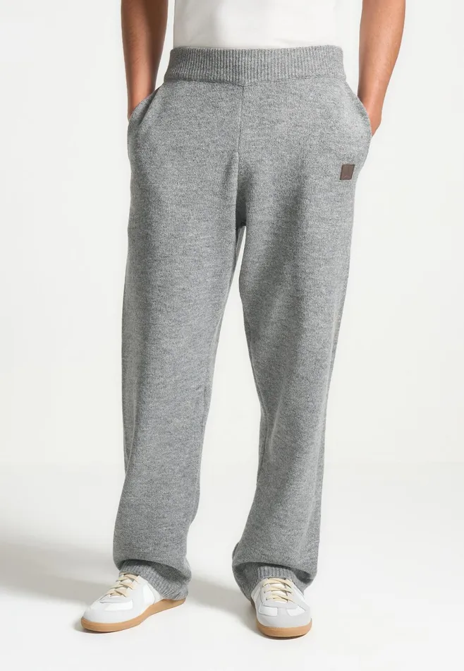 Men Manire De Voir Signature MohairBlend Joggers Grey