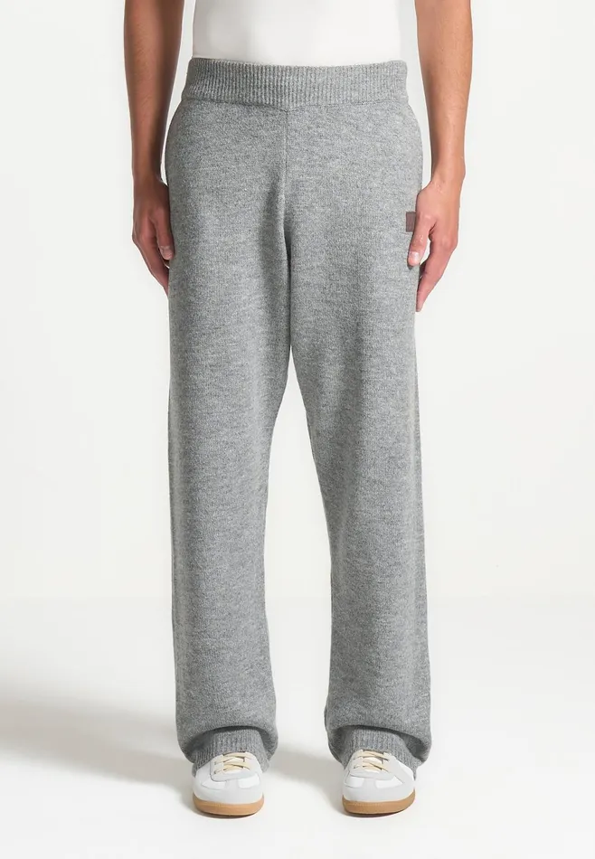 Men Manire De Voir Signature MohairBlend Joggers Grey