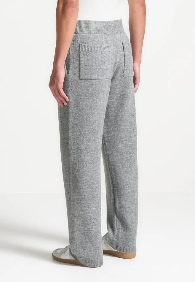 Men Manire De Voir Signature MohairBlend Joggers Grey