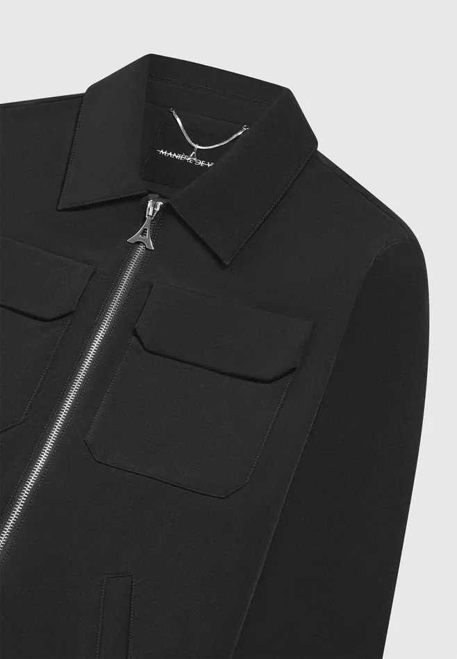 Men Manire De Voir Technical Cargo Jacket Black