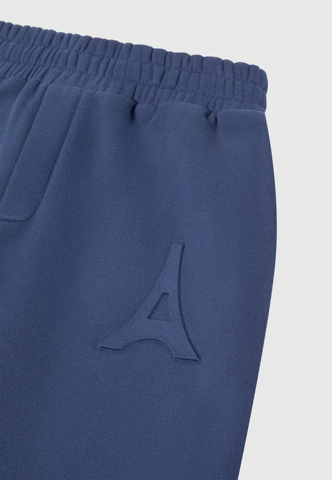 Men Manire De Voir ternel Eiffel Embossed Joggers Airforce Blue