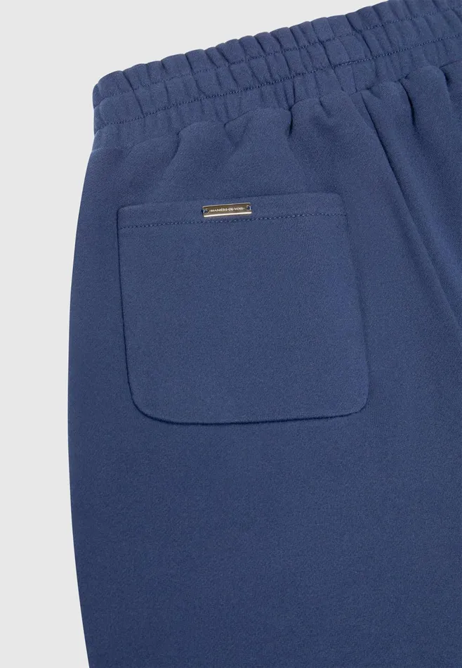 Men Manire De Voir ternel Eiffel Embossed Joggers Airforce Blue