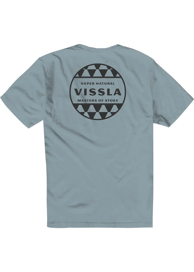 Men Masters Of Stoke Premium Pkt Tee Chambray Premium Tees Vissla