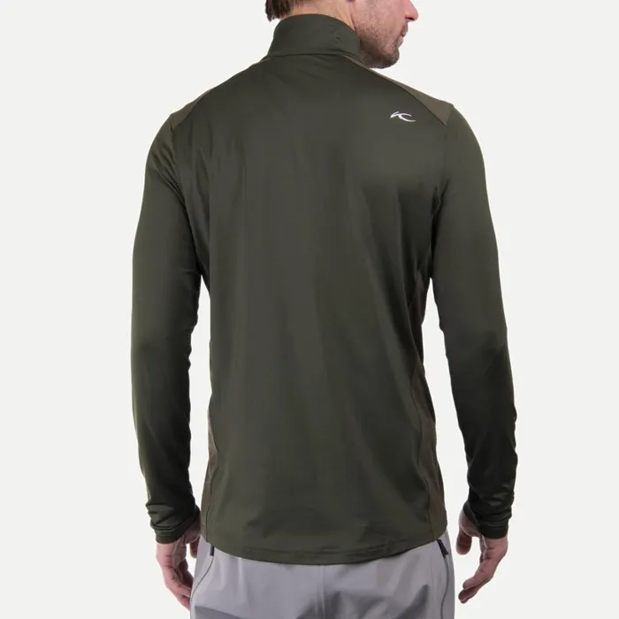 Men NordicLite Midlayer HalfZip Dark Olive KJUS Midlayers and Sweaters