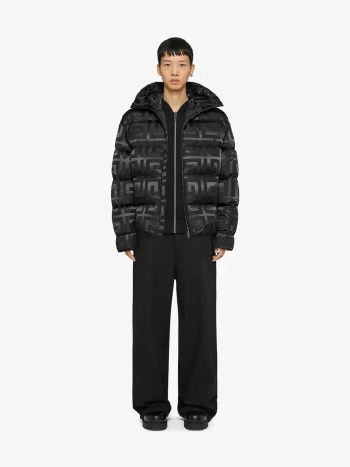 Men Outerwear and Blousons Givenchy 4G Puffer Jacket Black
