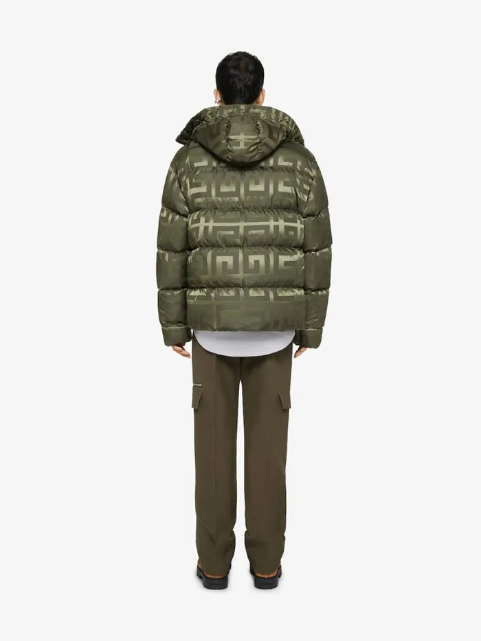 Men Outerwear and Blousons Givenchy 4G Puffer Jacket Khaki
