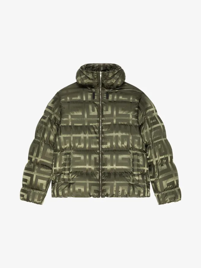 Men Outerwear and Blousons Givenchy 4G Puffer Jacket Khaki