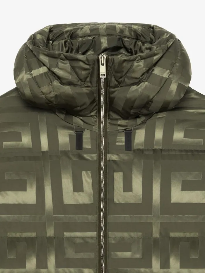 Men Outerwear and Blousons Givenchy 4G Puffer Jacket Khaki