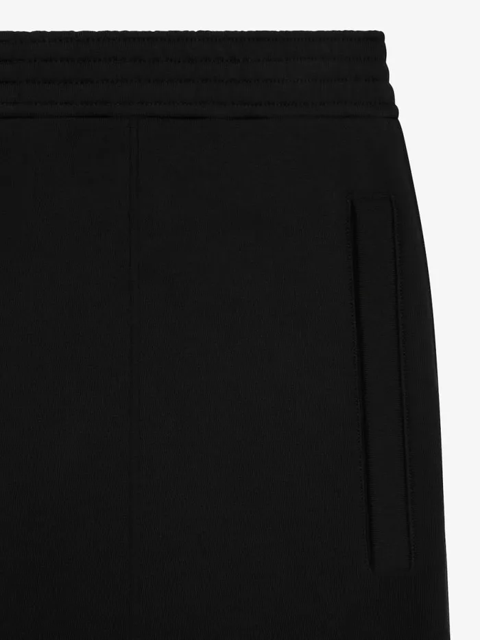 Men Pants and Shorts Givenchy Bermuda Shorts In Fleece Black
