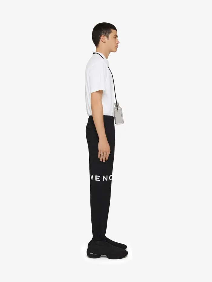 Men Pants and Shorts Givenchy GIVENCHY 4G Slim Fit Jogger Pants In Fleece Black