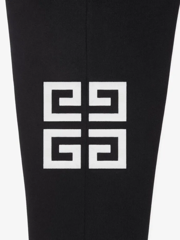 Men Pants and Shorts Givenchy GIVENCHY 4G Slim Fit Jogger Pants In Fleece Black