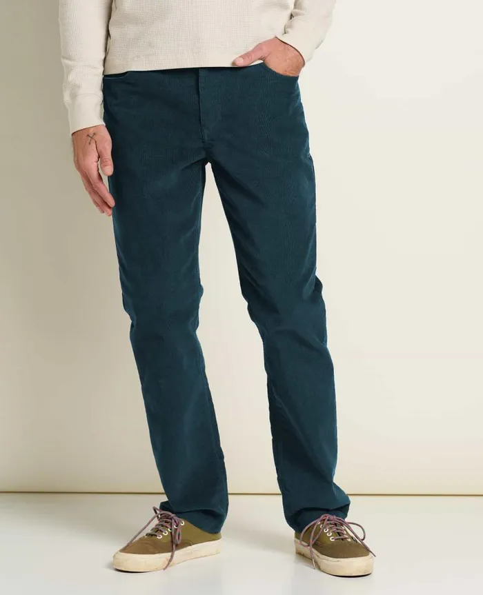 Men Pants Toad and Co Jet Cord Pant Lean Midnight