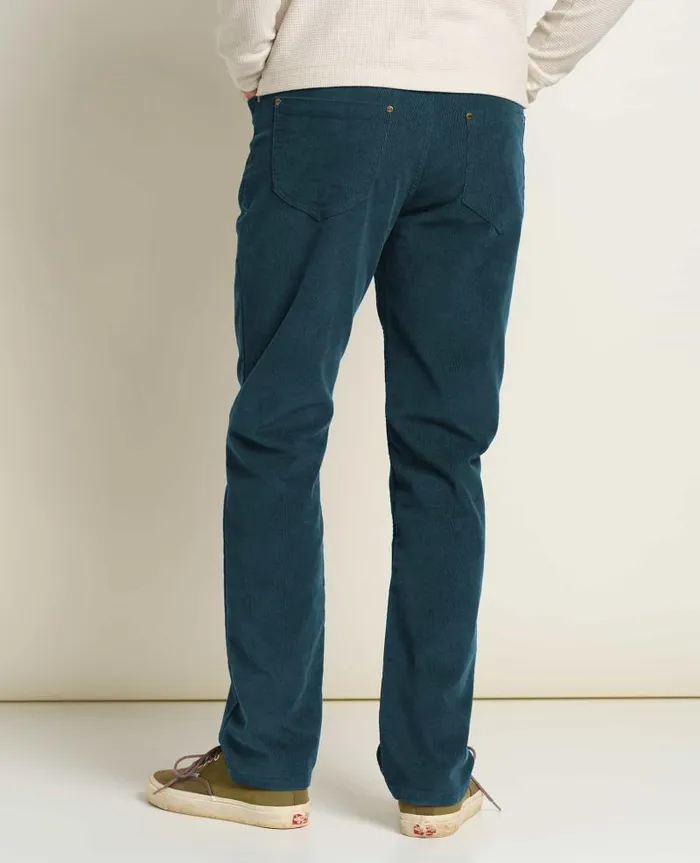 Men Pants Toad and Co Jet Cord Pant Lean Midnight