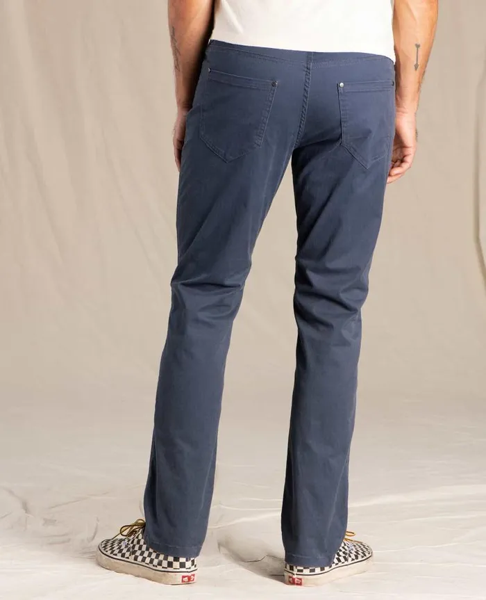 Men Pants Toad and Co Mission Ridge 5 Pocket Lean Pant Nightsky Vintage Wash