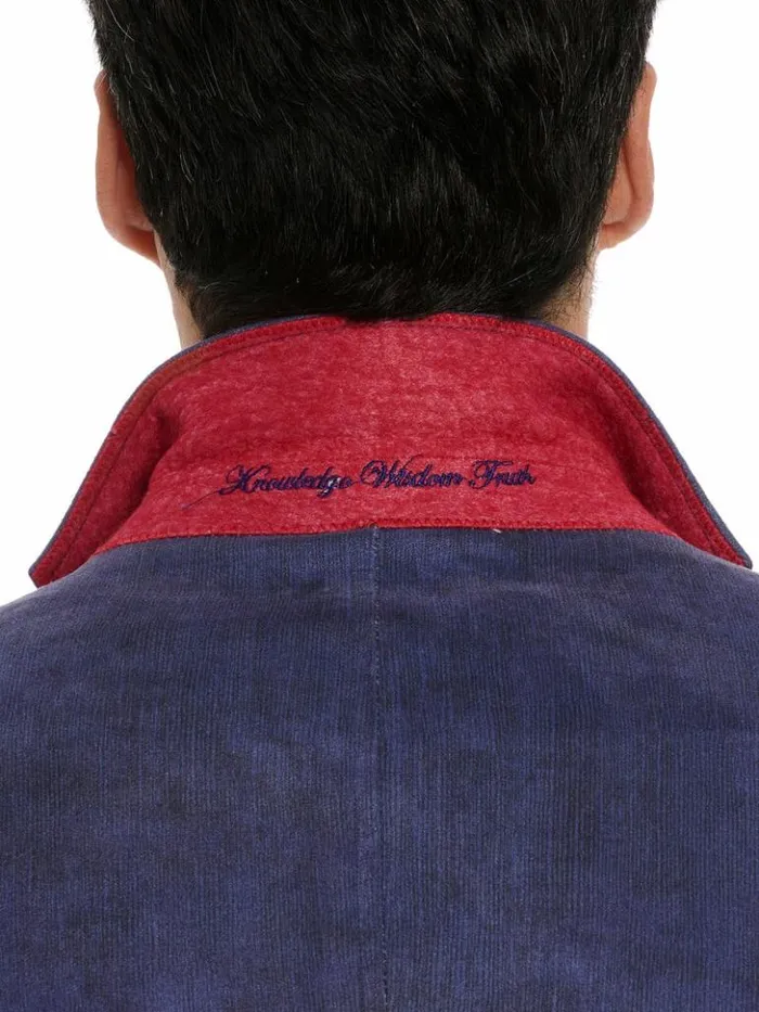 Men Robert Graham Blazers Lubrano Velour Blazer Long Fit Plum