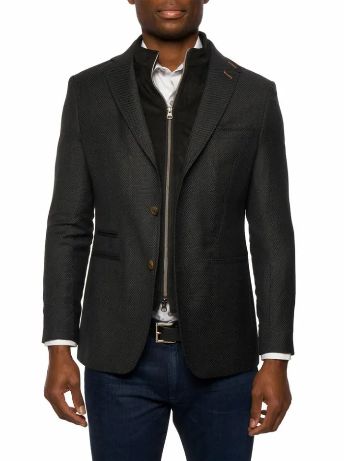 Men Robert Graham Blazers Uptown Xx Blazer Black