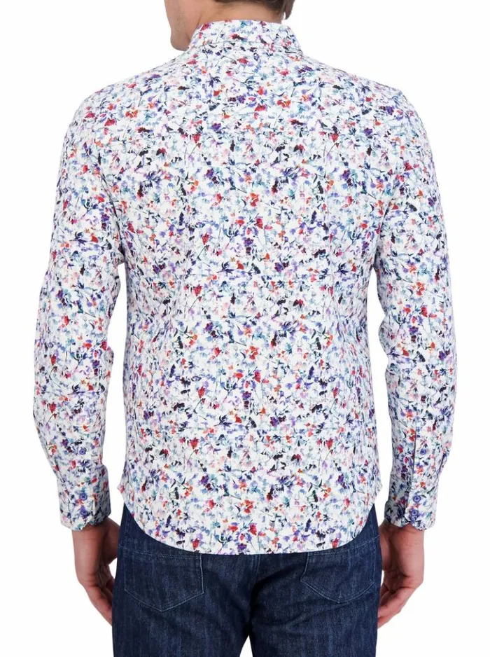 Men Robert Graham Button Down Shirts Bavaro Motion Long Sleeve Button Down Shirt Multi